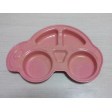 (BC-P1028) Bamboo Fiber Tableware Cute Multifuction Plate for Kids